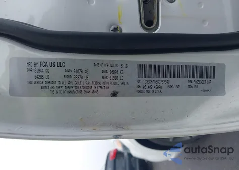 2016 Dodge Dart Se from USA, damaged, VIN 1C3CDFAA6GD767340